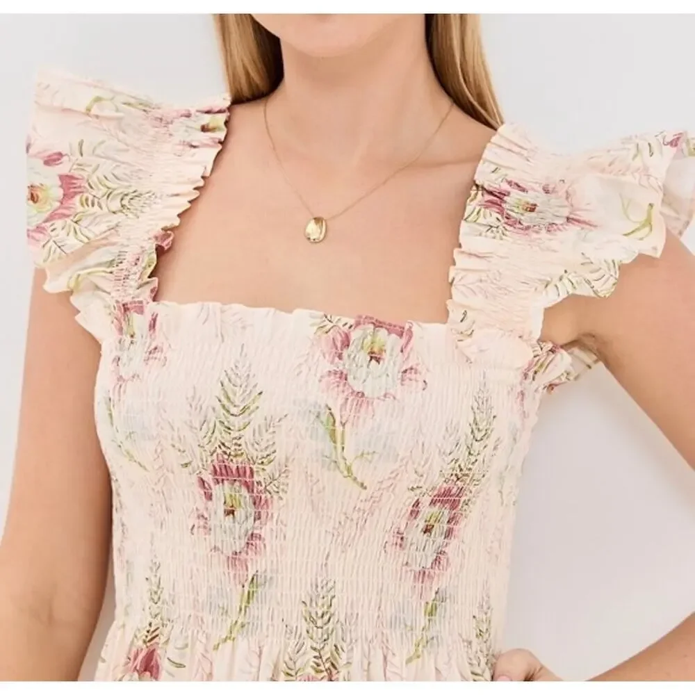 HILL HOUSE HOME Ellie Nap Dress in Paradise Floral L